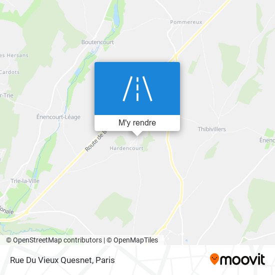 Rue Du Vieux Quesnet plan