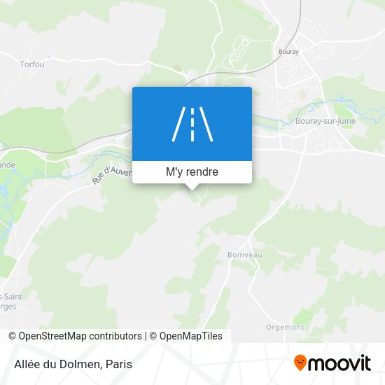 Allée du Dolmen plan