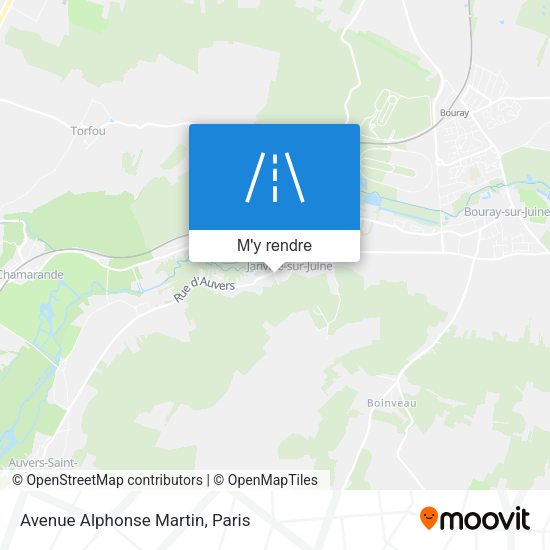 Avenue Alphonse Martin plan