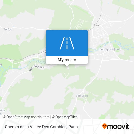 Chemin de la Vallée Des Combles plan
