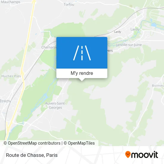 Route de Chasse plan