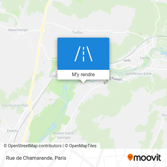 Rue de Chamarande plan