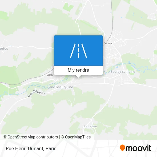 Rue Henri Dunant plan