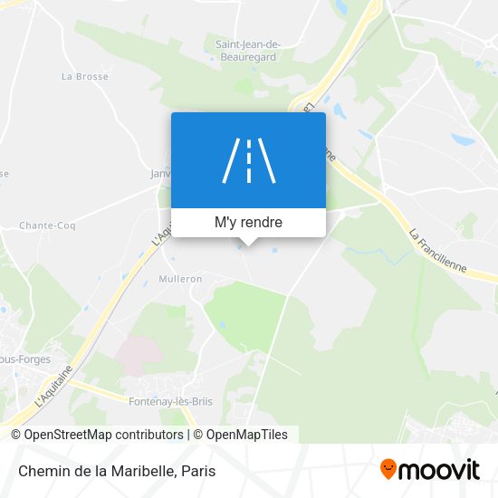 Chemin de la Maribelle plan