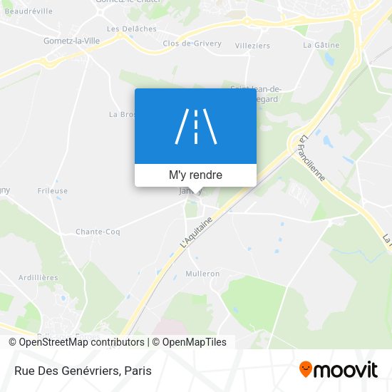 Rue Des Genévriers plan