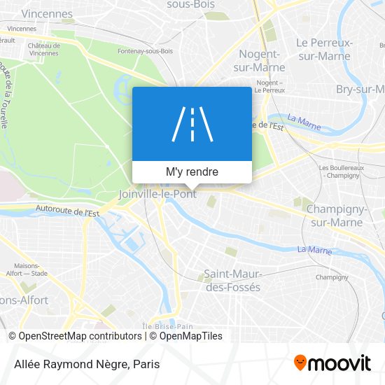 Allée Raymond Nègre plan