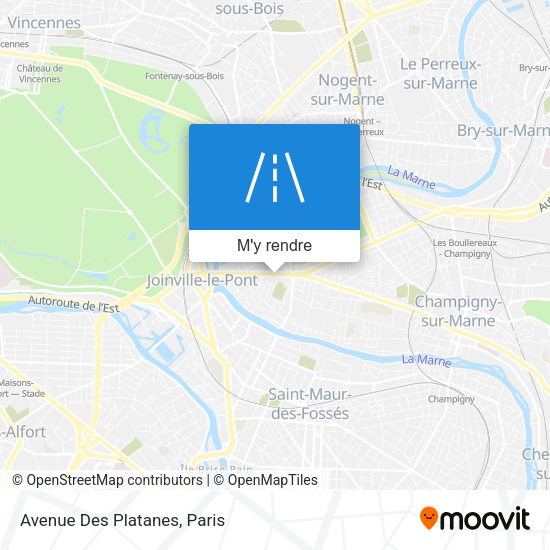 Avenue Des Platanes plan