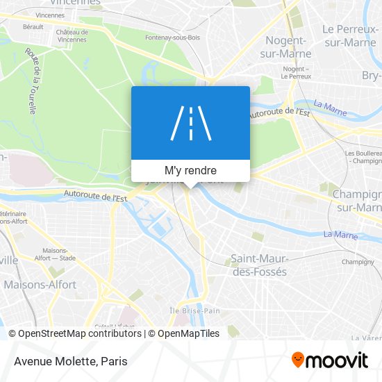 Avenue Molette plan