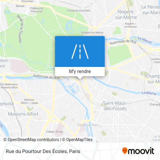 Rue du Pourtour Des Écoles plan