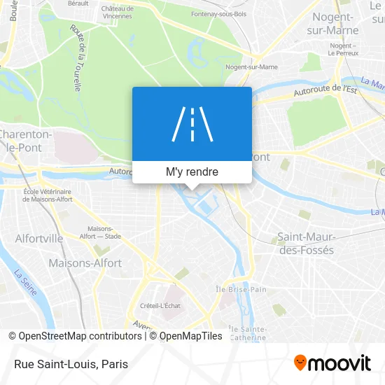 Rue Saint-Louis plan