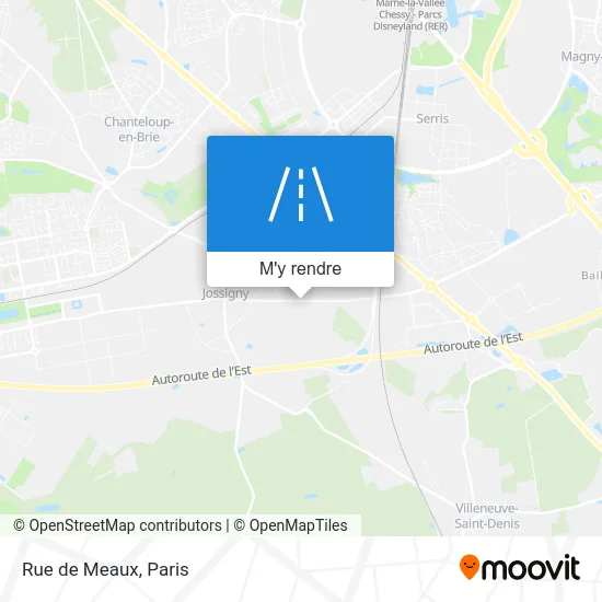 Rue de Meaux plan