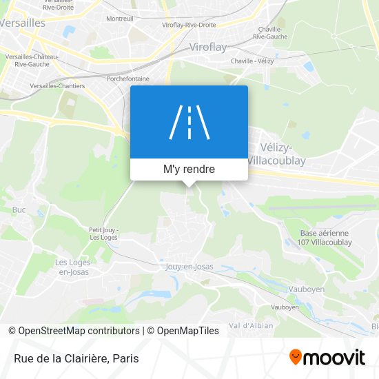 Rue de la Clairière plan