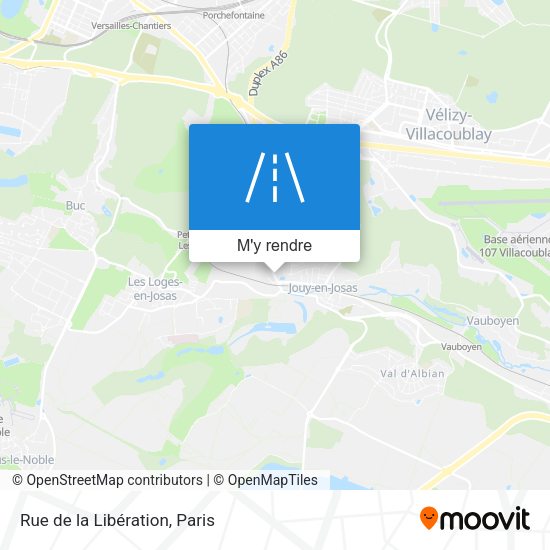 Rue de la Libération plan