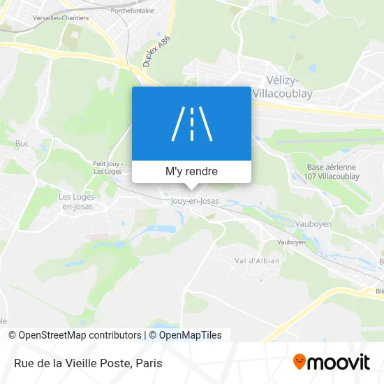 Rue de la Vieille Poste plan