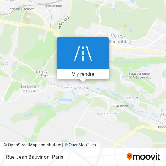 Rue Jean Bauvinon plan