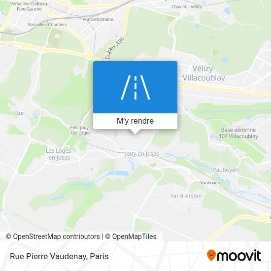 Rue Pierre Vaudenay plan