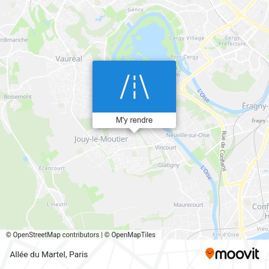 Allée du Martel plan