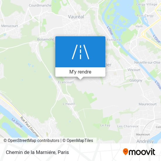 Chemin de la Marniére plan