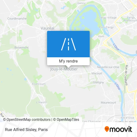 Rue Alfred Sisley plan