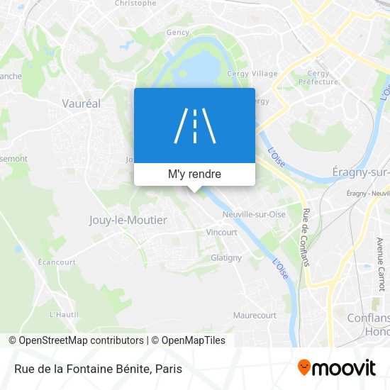 Rue de la Fontaine Bénite plan