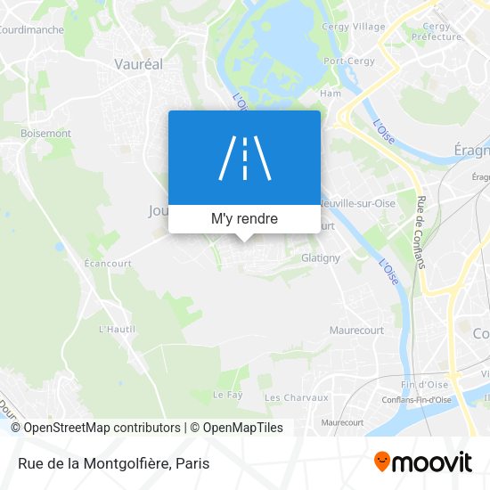 Rue de la Montgolfière plan