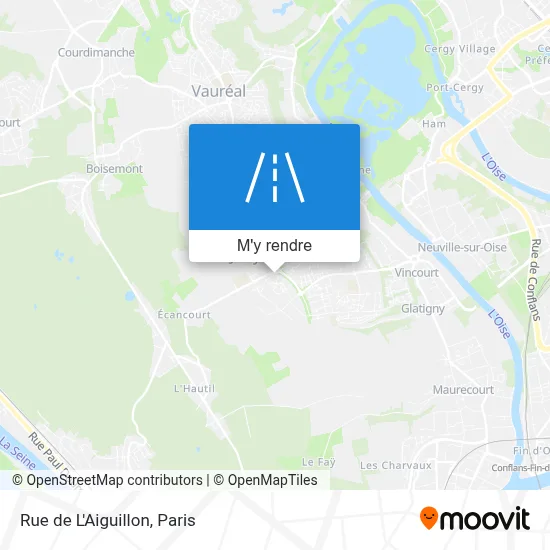 Rue de L'Aiguillon plan