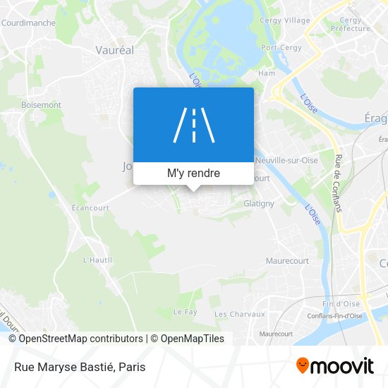 Rue Maryse Bastié plan