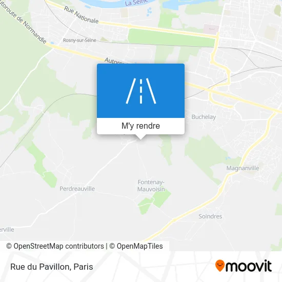 Rue du Pavillon plan