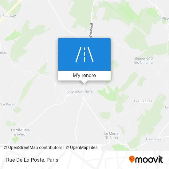 Rue De La Poste plan