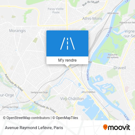 Avenue Raymond Lefèvre plan