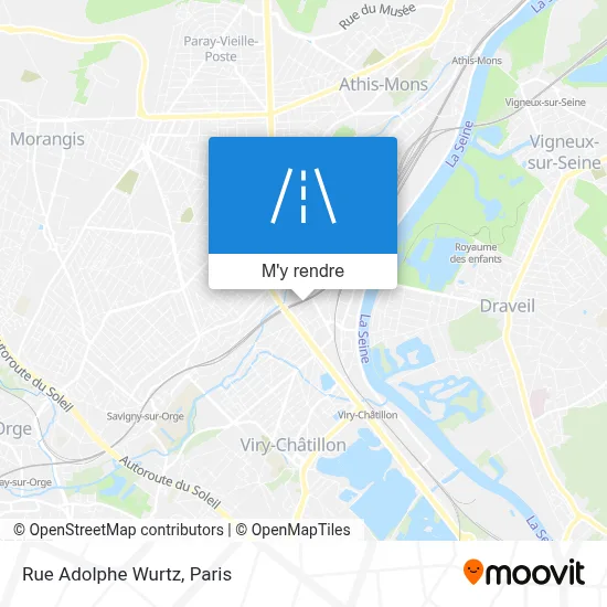 Rue Adolphe Wurtz plan