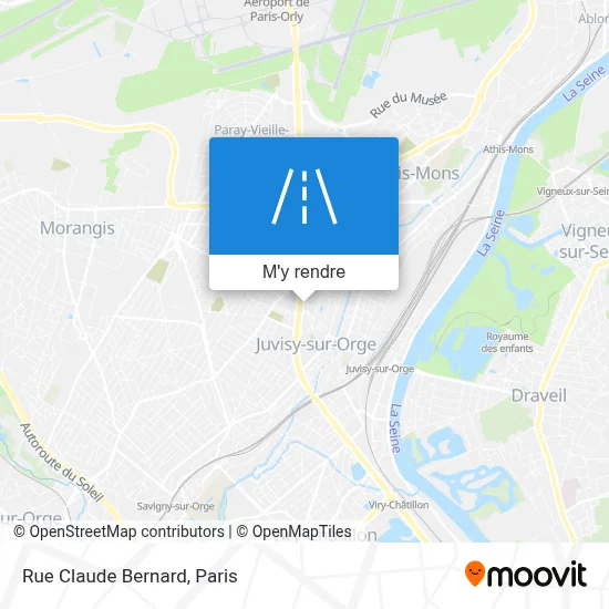 Rue Claude Bernard plan