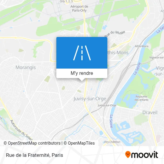 Rue de la Fraternité plan