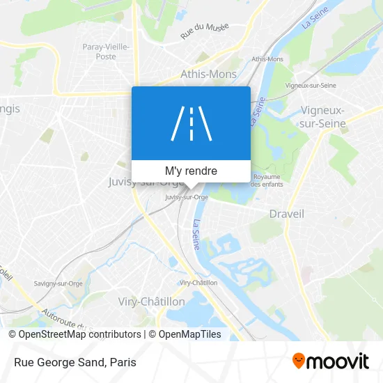 Rue George Sand plan