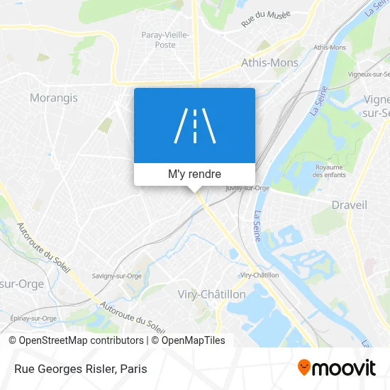 Rue Georges Risler plan