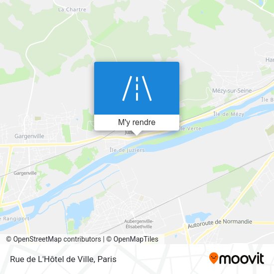 Rue de L'Hôtel de Ville plan