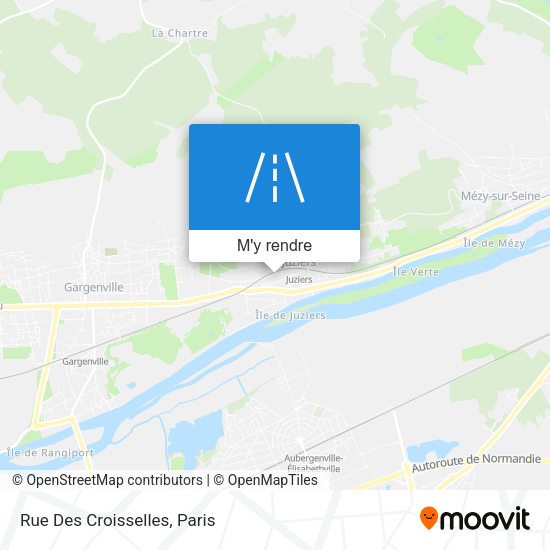 Rue Des Croisselles plan