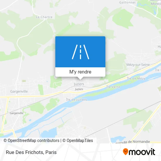 Rue Des Frichots plan