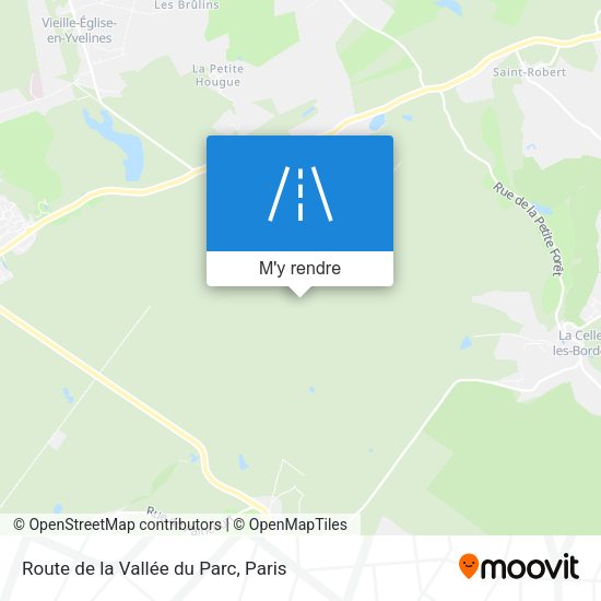 Route De La Vallée Du Parc plan