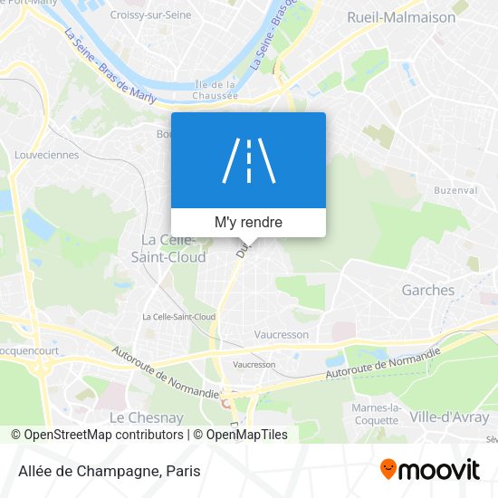 Allée de Champagne plan