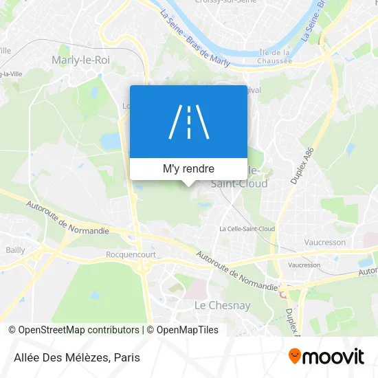 Allée Des Mélèzes plan