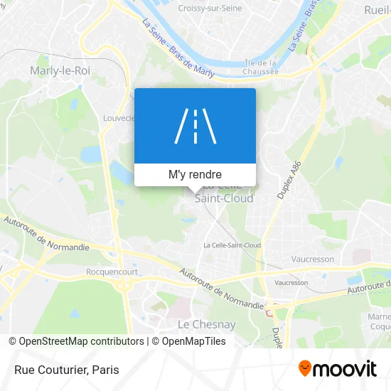 Rue Couturier plan