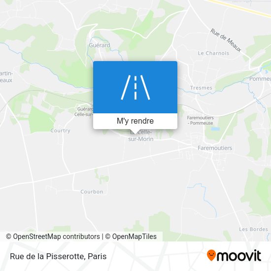Rue de la Pisserotte plan
