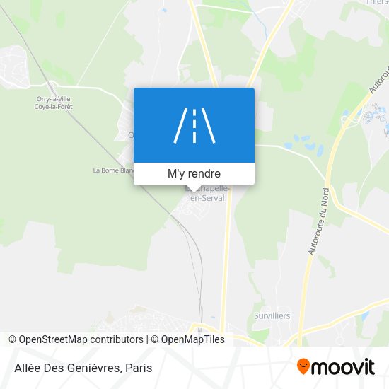 Allée Des Genièvres plan