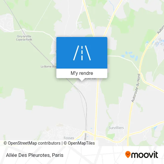 Allée Des Pleurotes plan