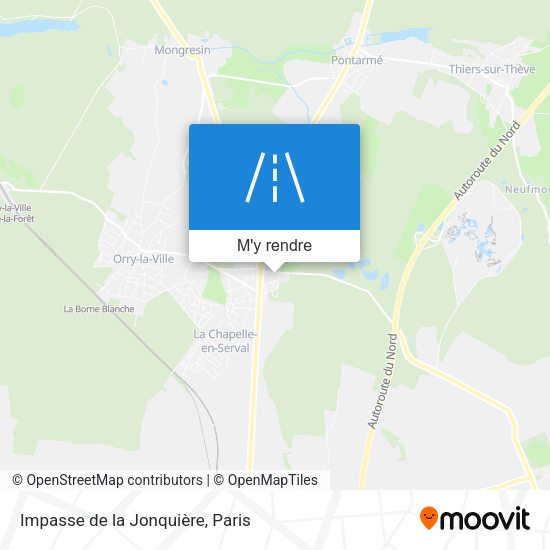 Impasse de la Jonquière plan