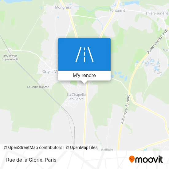 Rue de la Glorie plan