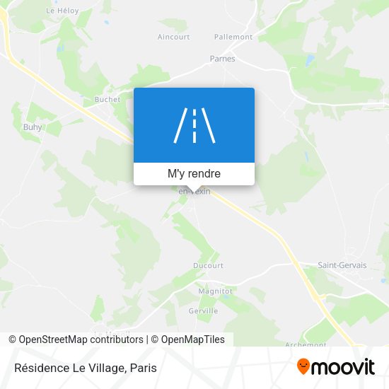 Résidence Le Village plan