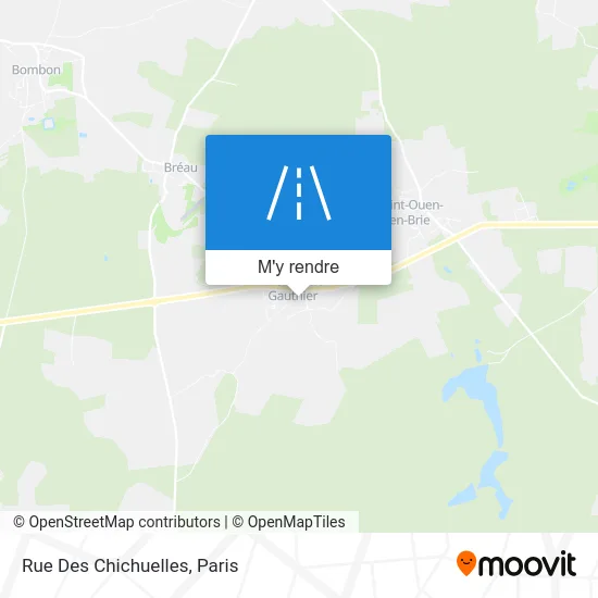 Rue Des Chichuelles plan