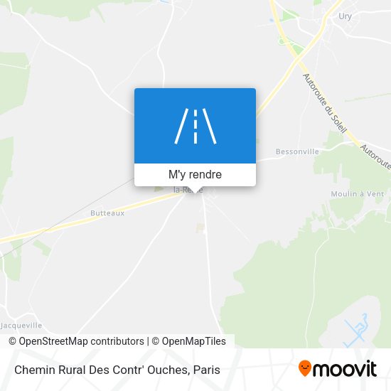 Chemin Rural Des Contr' Ouches plan